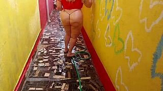 yo this horny bbw babe finally rides her fat sex machine fetish