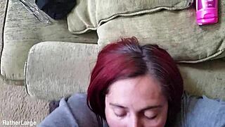 Huge titted bbw amateur slut begs for massive facial cumshot