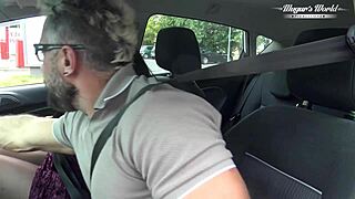 Behind the Scenes Hairy Christina Santes Car Banging Action