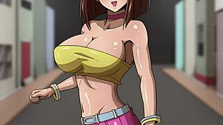 yu-gi-oh tea gardner craves brunette big tits on monster cock erotic fantasy