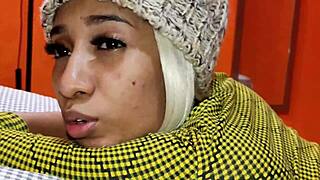 shaved colombian pussy tempts in heated bed share