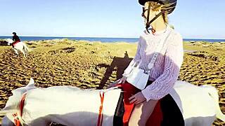 As a white African beauty, my outdoor tit-riding experience feels so natural and free