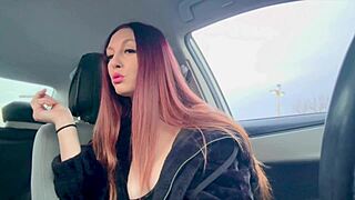 Ever seen big tits milf Artemisia Love smoke sexy in the car?