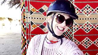 As a white African beauty, my outdoor tit-riding experience feels so natural and free