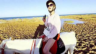 As a white African beauty, my outdoor tit-riding experience feels so natural and free