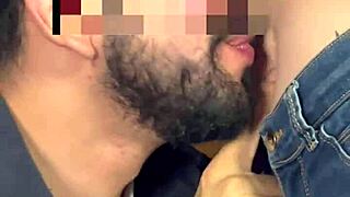 craving that sexy latina's cute belly button up close during fingering massage