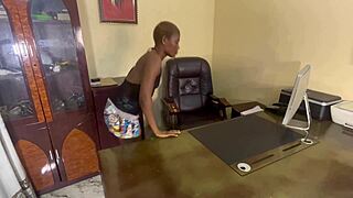 lekki boss and security caught in secret office affair