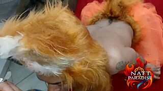 skinny raposinha bends for raposao's massive cock doggystyle pounding her wet pussy deep