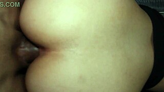 Stepsister trembles from big cock anal