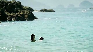 regina blandón flashes her perky tits in bikini like a village girlfriend