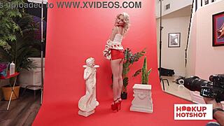 Emma Rosie Charms Camera in Sexy Backstage Photoshoot Tease