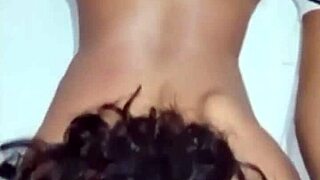 Skinny wife bends for nerd's monster cock in homemade anal