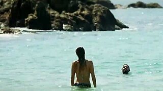regina blandón flashes her perky tits in bikini like a village girlfriend