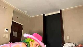 i got my tight throat and pussy stretched by huge bbc creampie
