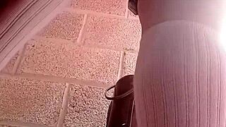 WOW! Tennis Student's Skirt Hides Tremendous Upskirt Tease!