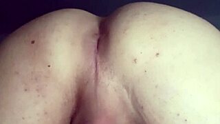 POV Shemale Cums on Her Juicy Ass!