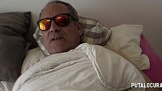 hot Spanish cleaner fucks boss and swallows his huge load