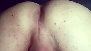 POV Shemale Cums on Her Juicy Ass!