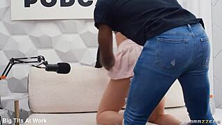 alexis fawx cheerleader kait deepthroat face fuck orgy