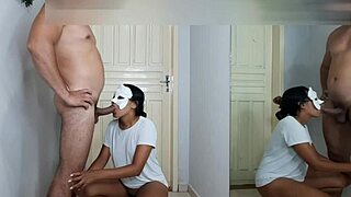 boss slut bends over demanding monster cock assfucking creampie in hallway