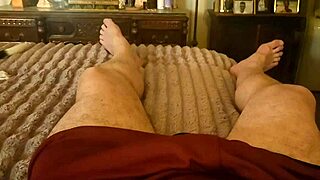 guy jerks catheter cock to massive cum swallow