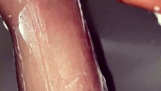 closeup on my smooth legs while i shave 'em nice and slow 😏✨