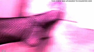 Watch this crossdressing tgurl get her ass fucked with feet and piss play