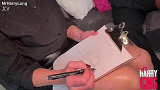 skinny slut's tight wet pussy pounded in couples therapy