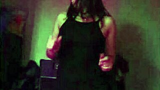 Wife dances seductively then gives a loving blowjob in the bedroom
