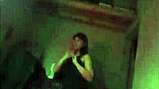 Wife dances seductively then gives a loving blowjob in the bedroom