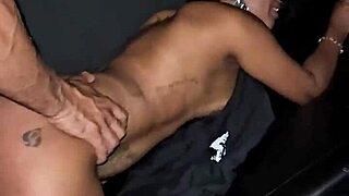 hot tanned wife screams riding friend's huge cock creampie no condom cuckold humiliation pov