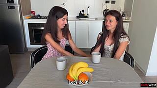 Skinny POV threesome beauties lick pussy kiss cum swap creampie doggystyle!