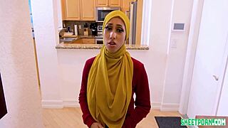 arabic babe kira perez, why hire trainer when riding big cock feels better?
