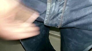 colombian drunk squirts hard in soaked jeans orgasm
