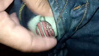 colombian drunk squirts hard in soaked jeans orgasm