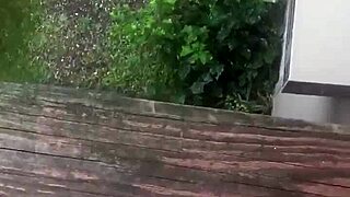 guy jerks off solo outdoors with explosive cumshot