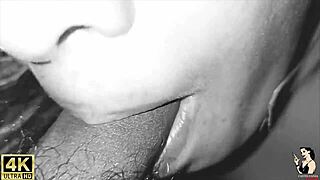 blonde lover sucks cock hard then takes creampie with loud orgasm