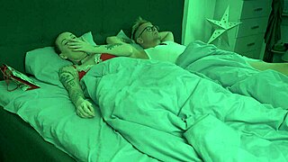She rides vibrator gift with tight pussy passion