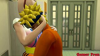 Hinata tempts with kitchen seduction tips turning into wild fuck session