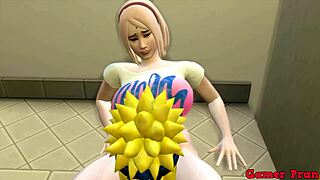 Hinata tempts with kitchen seduction tips turning into wild fuck session