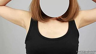 The Japanese beauty uncovers her smooth armpits in a tantalizing Asian fetish ritual unfolding slowly