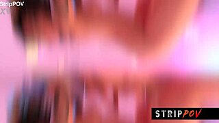 Freaky stripper twerks her huge ass, strips thong, and humps till explosive nut