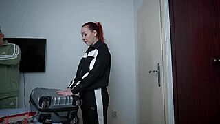 She rides vibrator gift with tight pussy passion