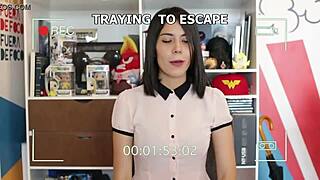Gaby meza bound gagged as wonder woman bdsm slave