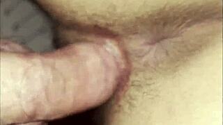 young tattooed student with saggy tits loses virginity in dorm room taboo play