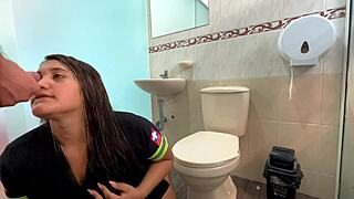 Paramedics' Secret Hospital Bathroom Fuck Fest