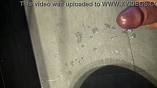 Amateur Bathroom Monster Cock Blasts 3 Cumshots in Half Hour