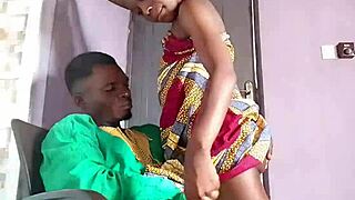 Skinny Maid's Tight Pussy Service Ensures Satisfaction Before Madam Returns from Market