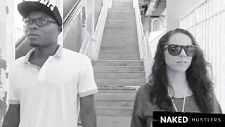 i wildly suck real black cock public brunette thrill