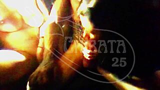 Monica Lima Cuckold Rides Huge Cock with Lalla Potira in Car